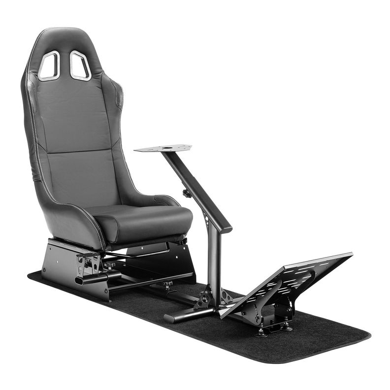 Simulador Gamer Negro Volante Thrustmaster Fanatec Logitech-2