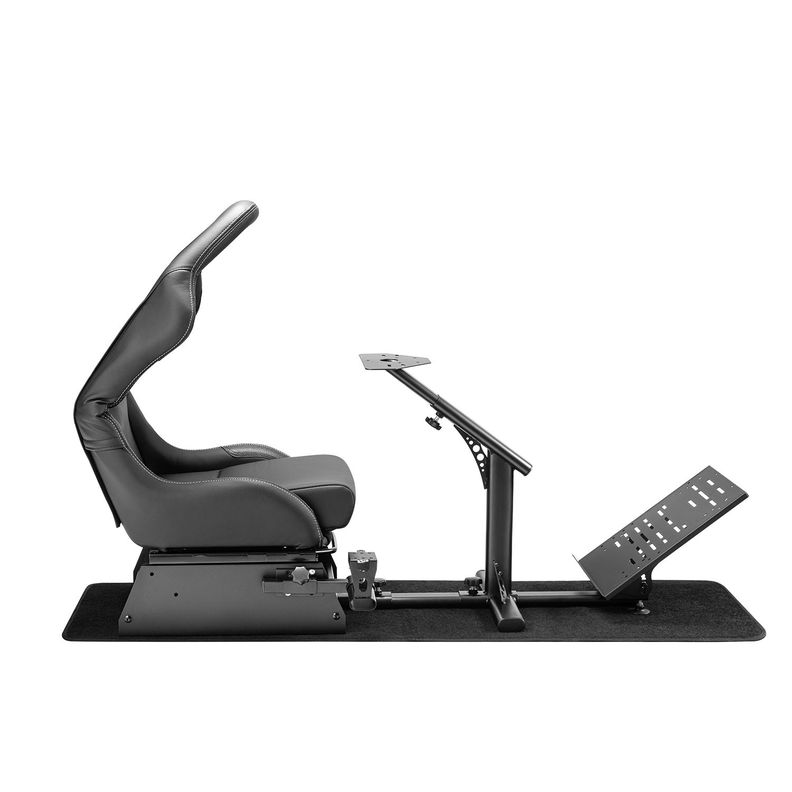 Simulador Gamer Negro Volante Thrustmaster Fanatec Logitech-4