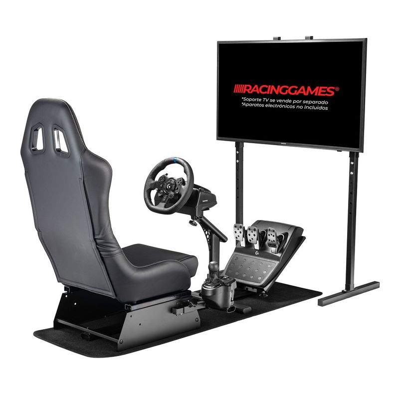 Simulador Gamer Negro Volante Thrustmaster Fanatec Logitech-9