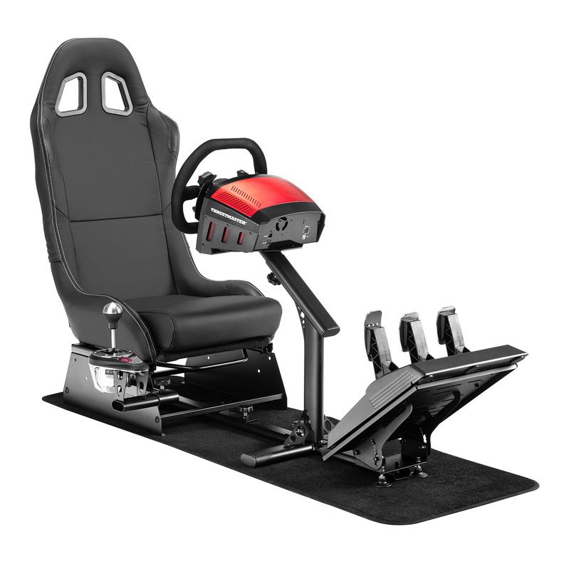 Simulador Gamer Negro Volante Thrustmaster Fanatec Logitech-1
