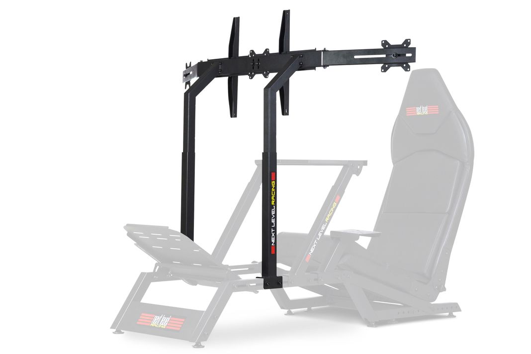 Soporte TV Monitor Simulador Cockpit F-GT Negro