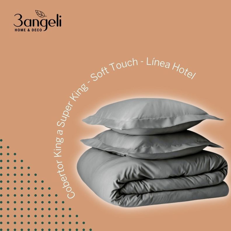 Cobertor 3Angeli Premium Soft King a S King Gris-1