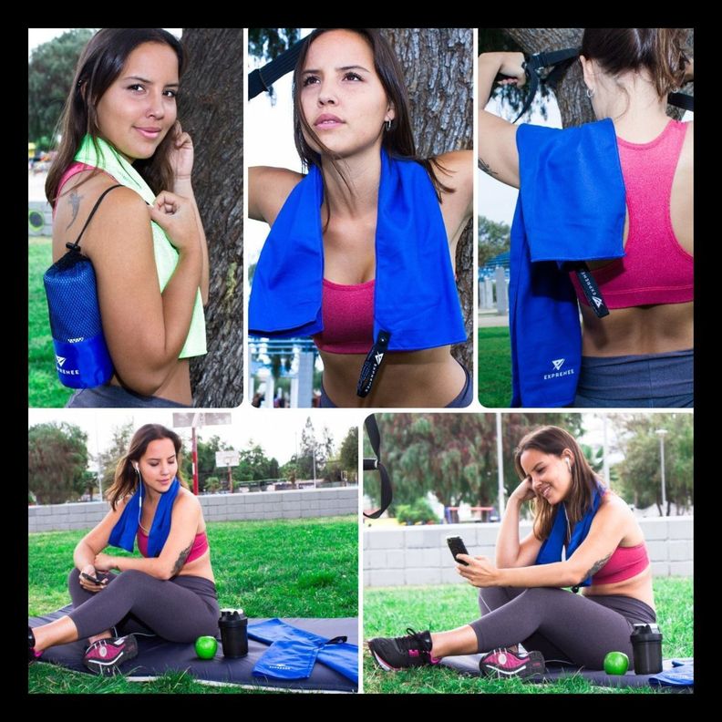 Set 3 Toalla Microfibra Playa Viaje Pack2 Exprenee-4