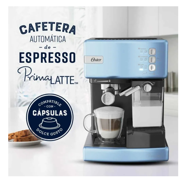 Cafetera De Espresso Oster Primalatte Celeste Bvstem6603cc-5