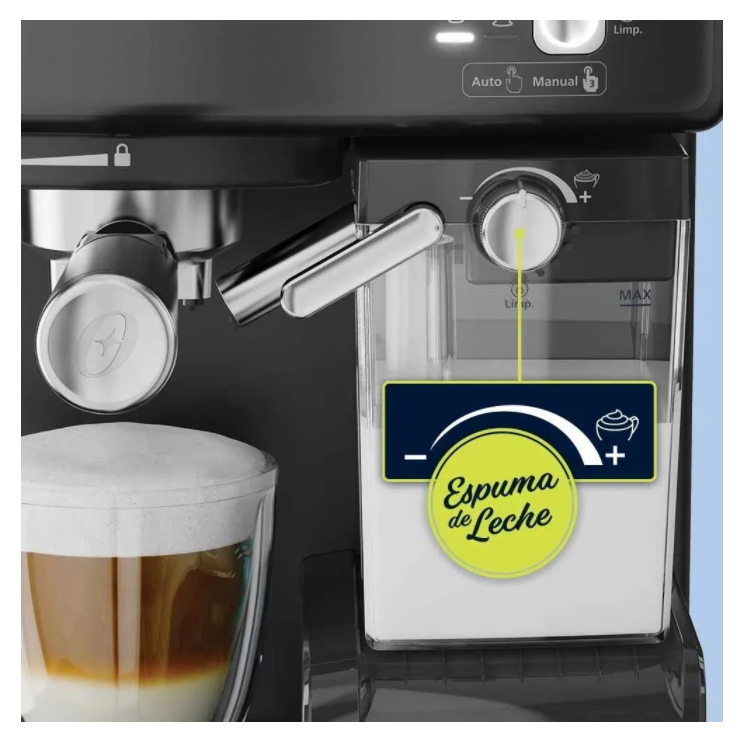 Cafetera De Espresso Oster Primalatte Negra Bvstem6603b-2