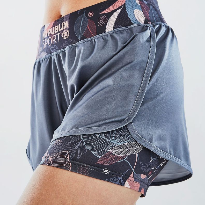 Short Deportivo Chihiro Gris Oscuro No Publik-2