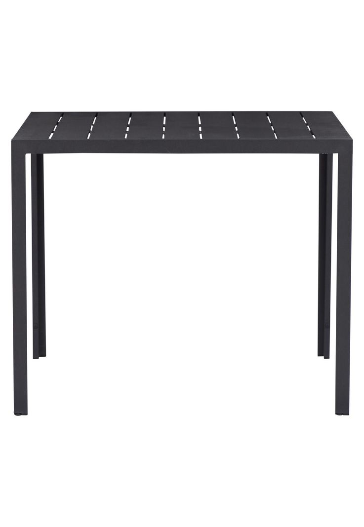 MESA JARDIN ALUMINIO NEGRA 90X90CM-0