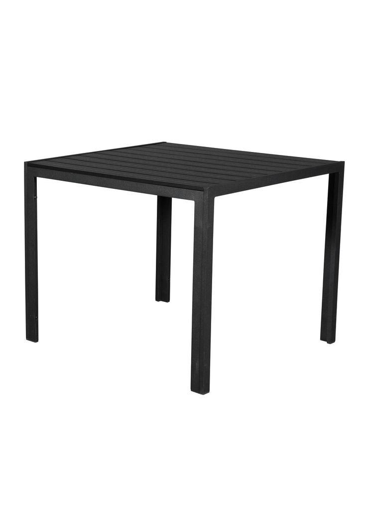 MESA JARDIN ALUMINIO NEGRA 90X90CM-1