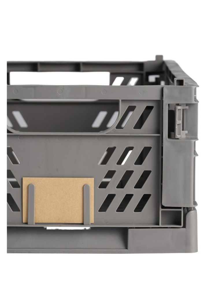 CAJA DE ALMACENAMIETNO PLEGABLE 50X33x20CM GRIS-0