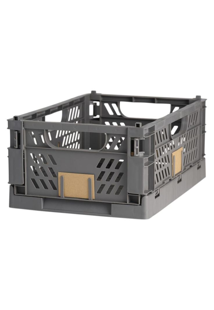 CAJA DE ALMACENAMIETNO PLEGABLE 50X33x20CM GRIS-2