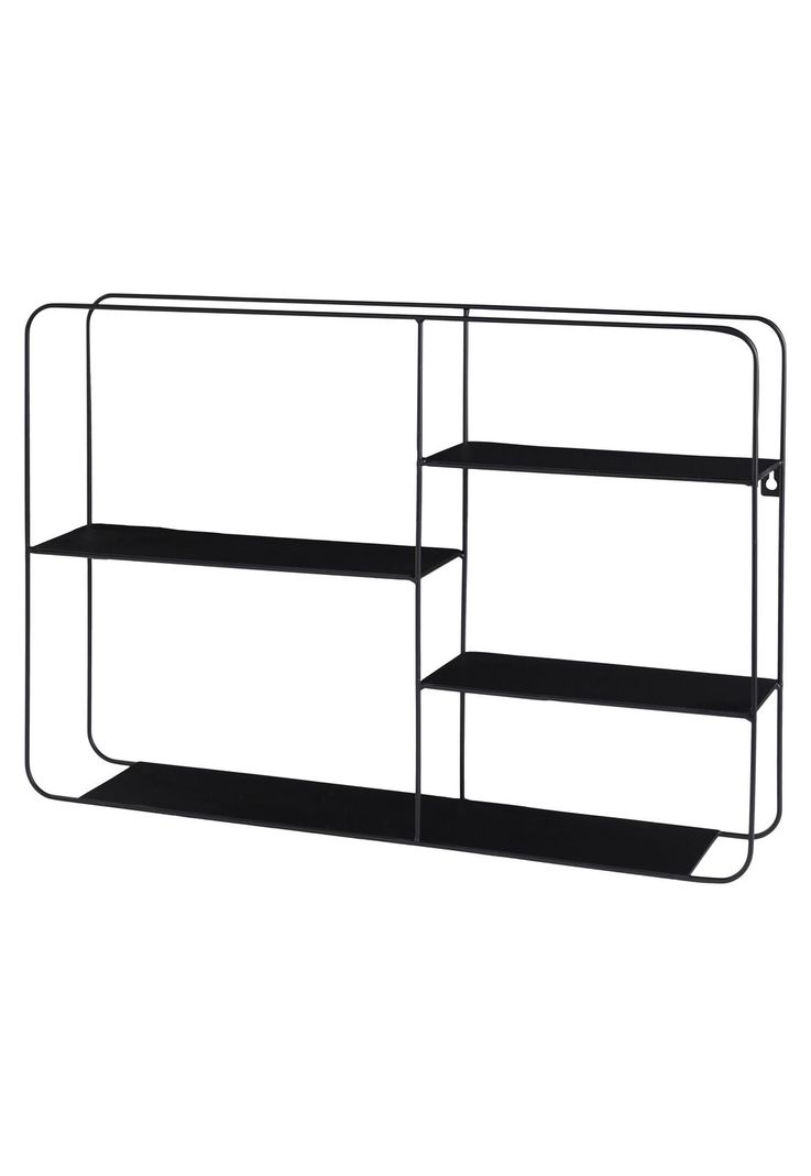 REPISA METAL NEGRA 57X40X10CM-0