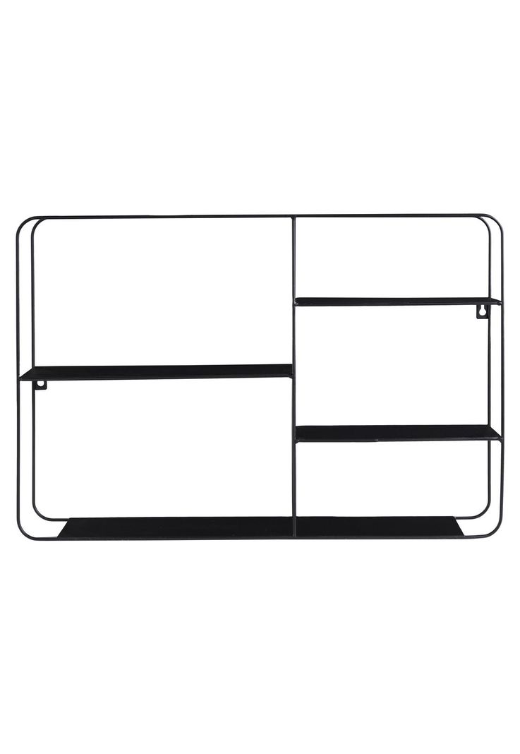 REPISA METAL NEGRA 57X40X10CM-5