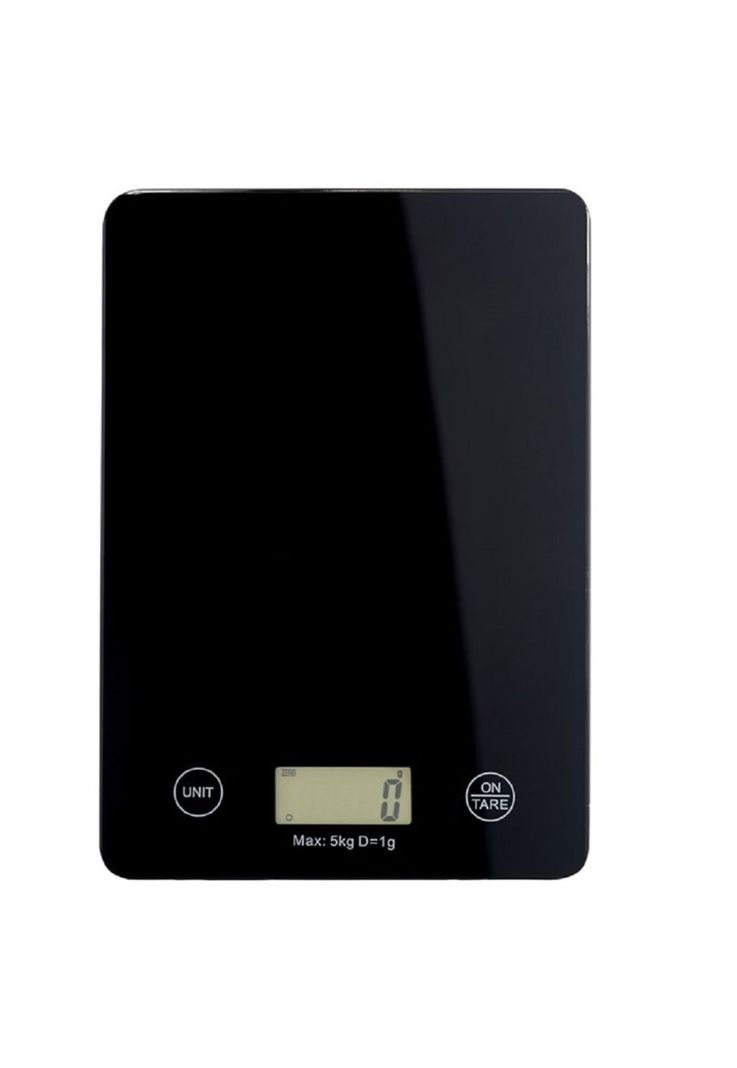 BALANZA DE COCINA NEGRA 5KG-0
