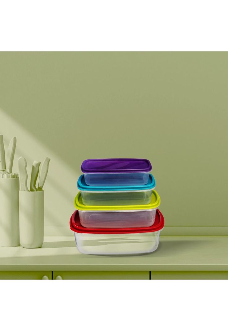 SET 4 CONTENEDORES PLASTICOS COLORES-1