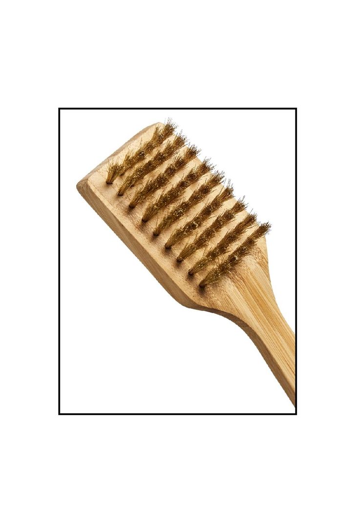 CEPILLO PARA PARRILLA BAMBÚ 30 CM-2