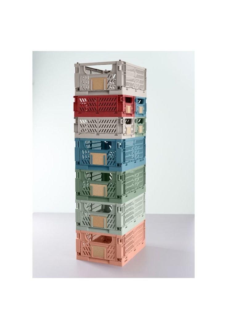 CAJA DE ALMACENAMIENTO PLEGABLE ROSADA 33X24,5X15 CM -3