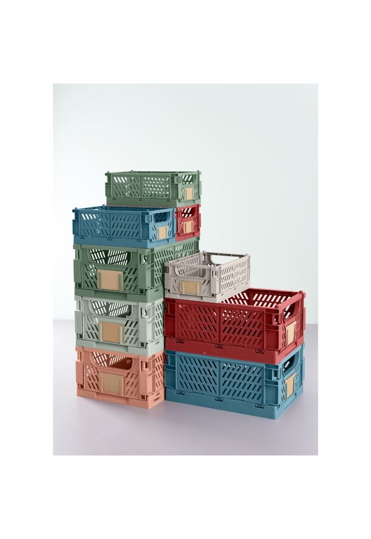 CAJA DE ALMACENAMIENTO PLEGABLE ROSADA 33X24,5X15 CM -5