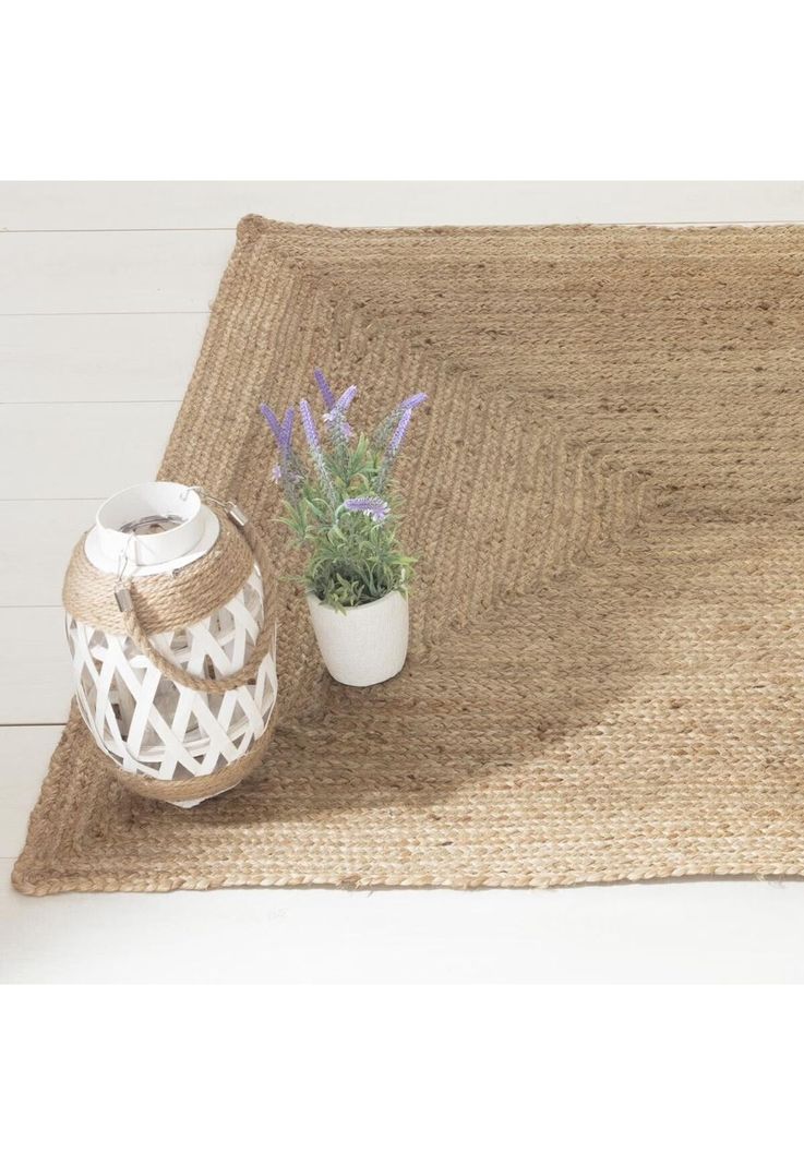ALFOMBRA LIVING DE YUTE NATURAL 120X170CM-2