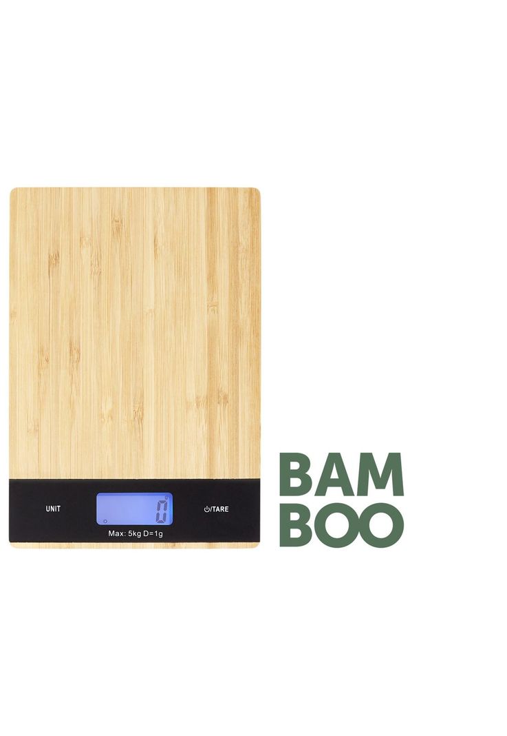 BALANZA DIGITAL DE COCINA.  5 KG /BAMBOO-0