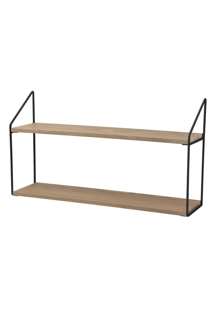 REPISA 2 NIVELES 60X15X33CM METAL BASE MADERA-1