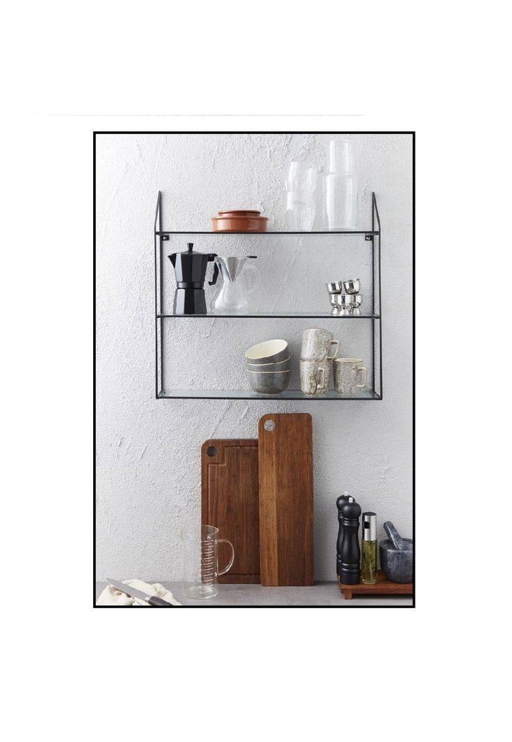 RACK CON 3 ESTANTES 60X15X54CM METAL NEGRO-1