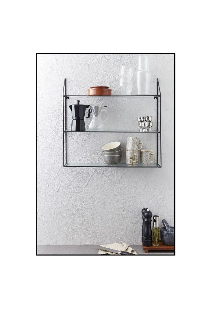 RACK CON 3 ESTANTES 60X15X54CM METAL NEGRO-2