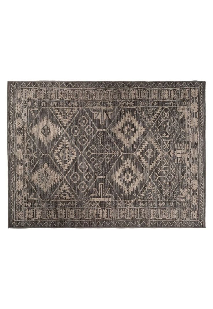 Alfombra de exterior - interior "Zoe" gris 160x230cm-0