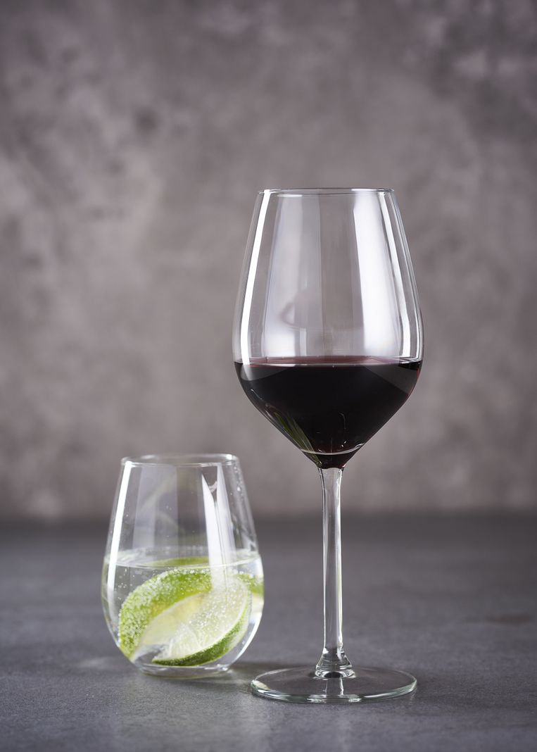 SET DE 4 COPAS Y 4 VASOS PARA VINO-4