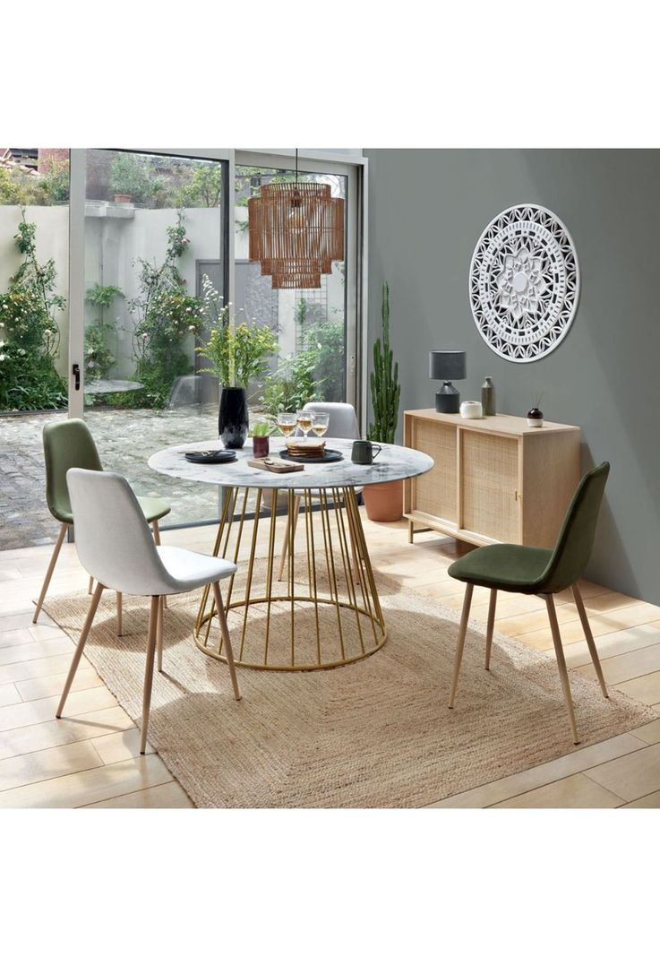 Alfombra "Natura" de yute beige 160x230cm-1