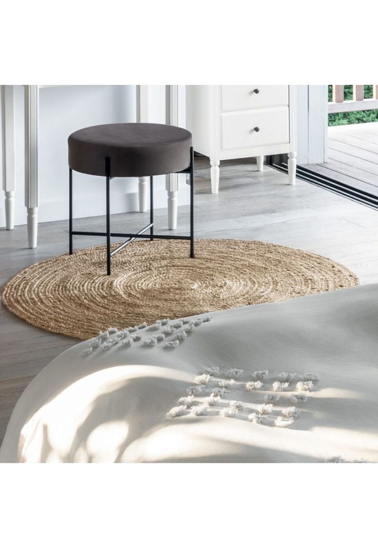 Alfombra de yute "Natura" D120cm-1