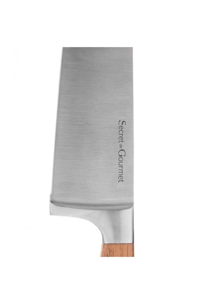 CUCHILLO CHEF ACERO INOX/ACACIA-0