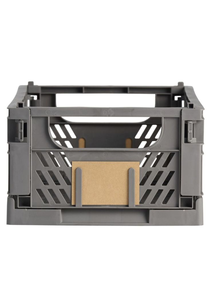 CAJA DE ALMACENAMIENTO PLEGABLE 33X24.5X15 GRIS-0