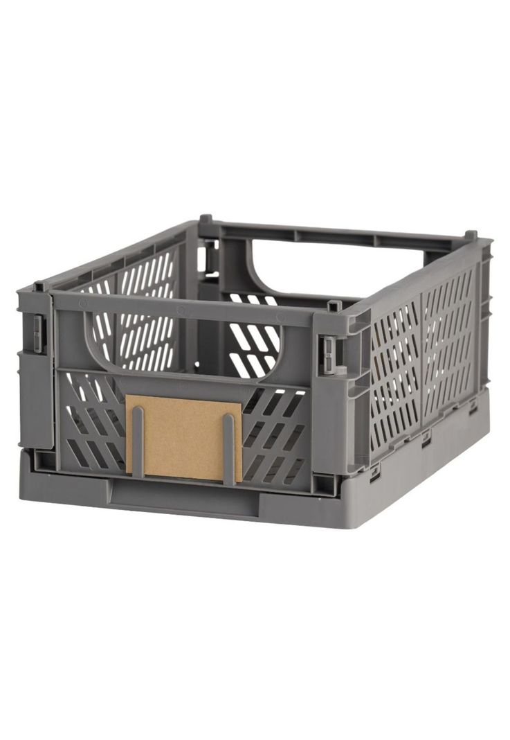 CAJA DE ALMACENAMIENTO PLEGABLE 33X24.5X15 GRIS-1