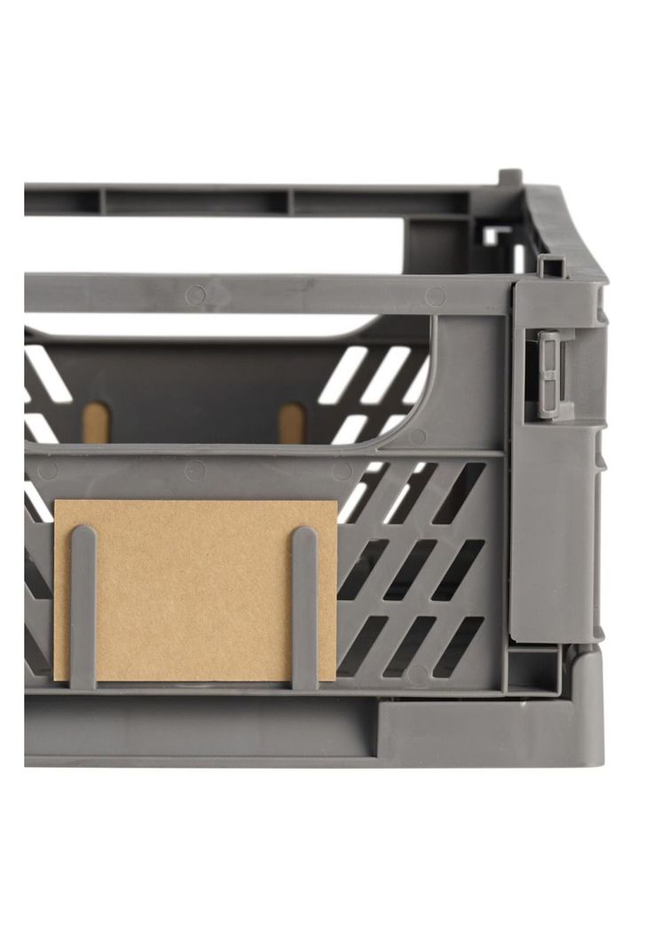 CAJA DE ALMACENAMIENTO PLEGABLE 33X24.5X15 GRIS-2