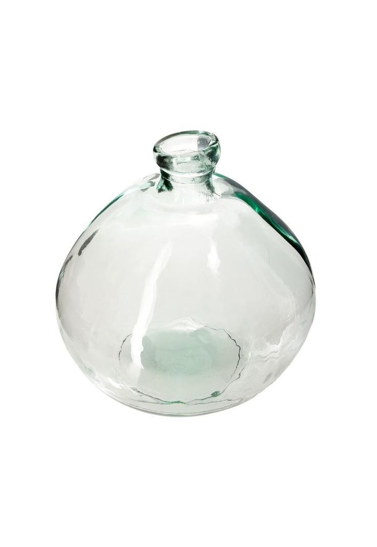 BOTELLA VIDRIO RECICLADO REDONDA 23 CM-0