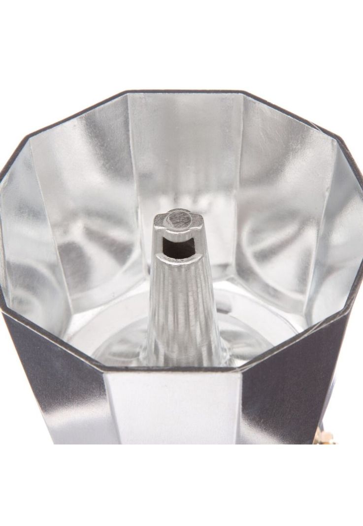 Cafetera Italiana Acero de 6 tazas-2