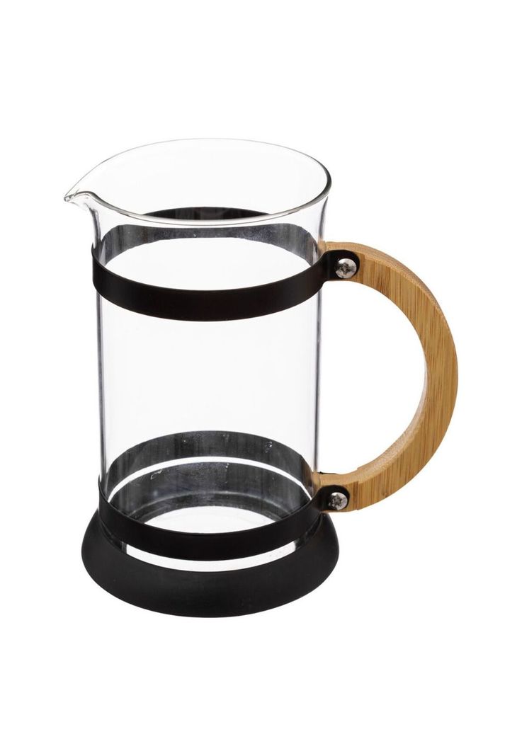 Prensa Francesa Premium Black con Bambú 0,6 Lt.-1