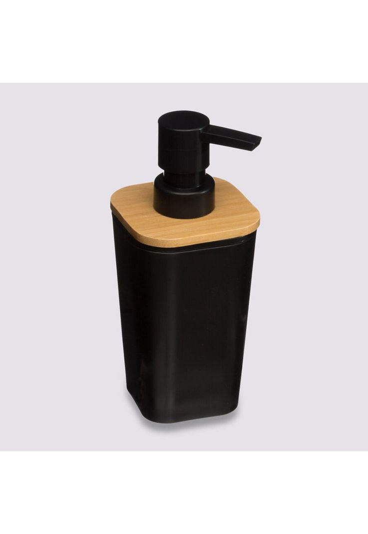 Dosificador de jabón 200 ml negro-0