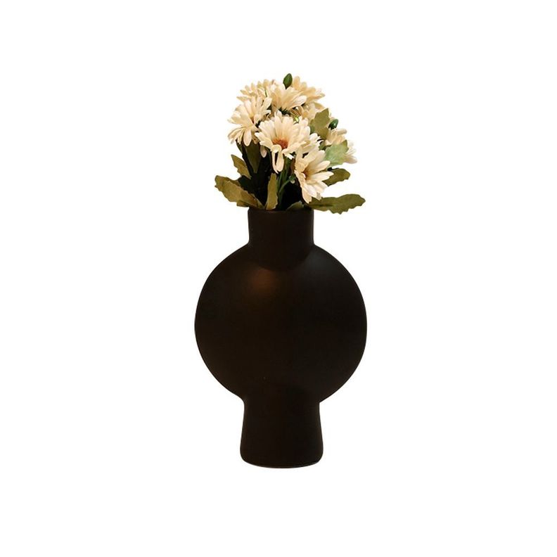 Florero Adorno Decorativo Hogar Figura Redonda 2 Pcs