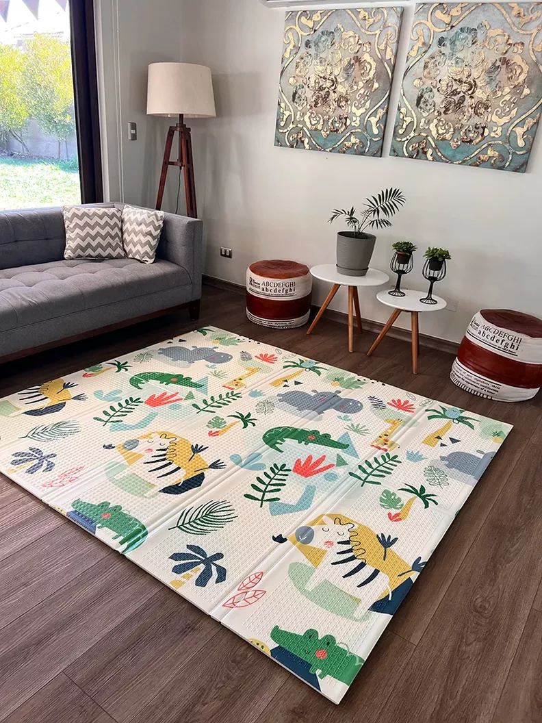 Alfombra antigolpes para bebé impermeable 15mm grosor-2