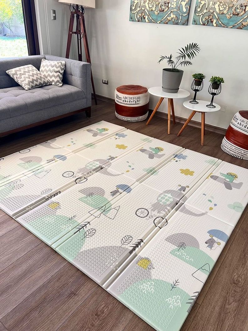 Alfombra antigolpes para bebé impermeable 15mm grosor-3