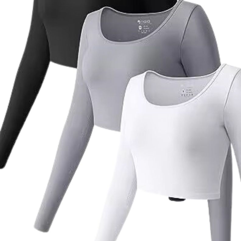 Polera Manga Larga Cuello Redondo Sukha Negro-1