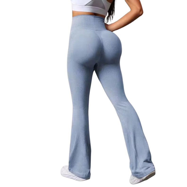 Calzas Leggings Push Up Alta Flare Sukha Azul-1