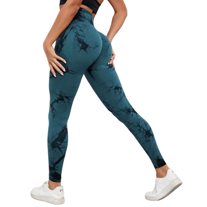 Calzas Leggings Push Up Sukha Verde Oscuro-1