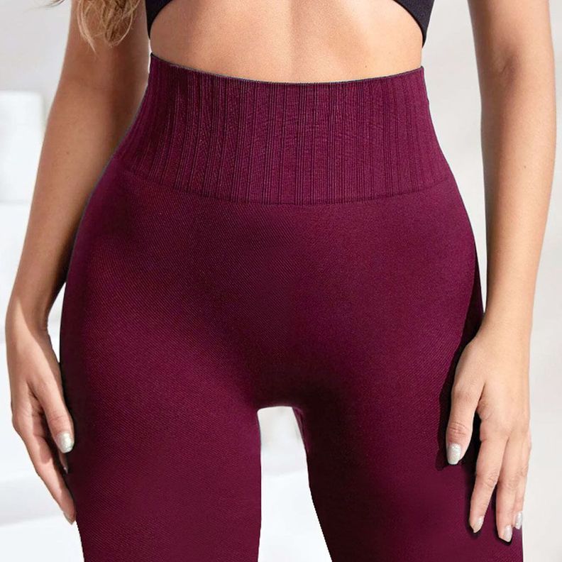 Calzas Leggings Push Up Alta Sukha Burdeo-1