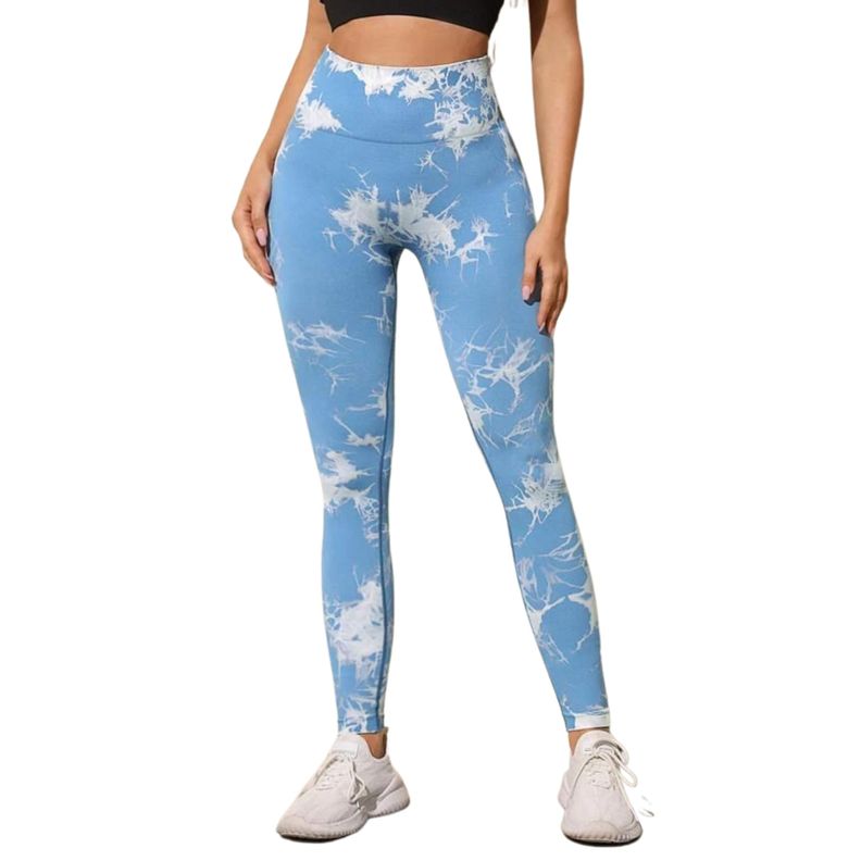 Calzas Leggings Push Up Sukha Celeste Oscuro-2
