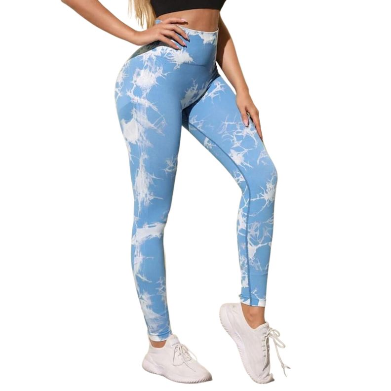 Calzas Leggings Push Up Sukha Celeste Oscuro-1