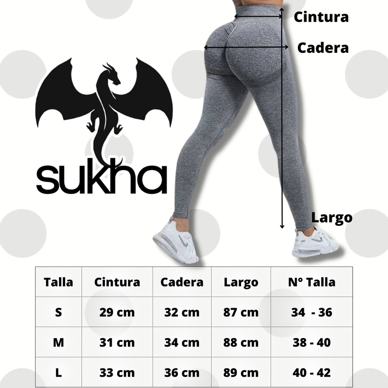 Calzas Leggings Push Up Corto Sukha Verde Claro-1