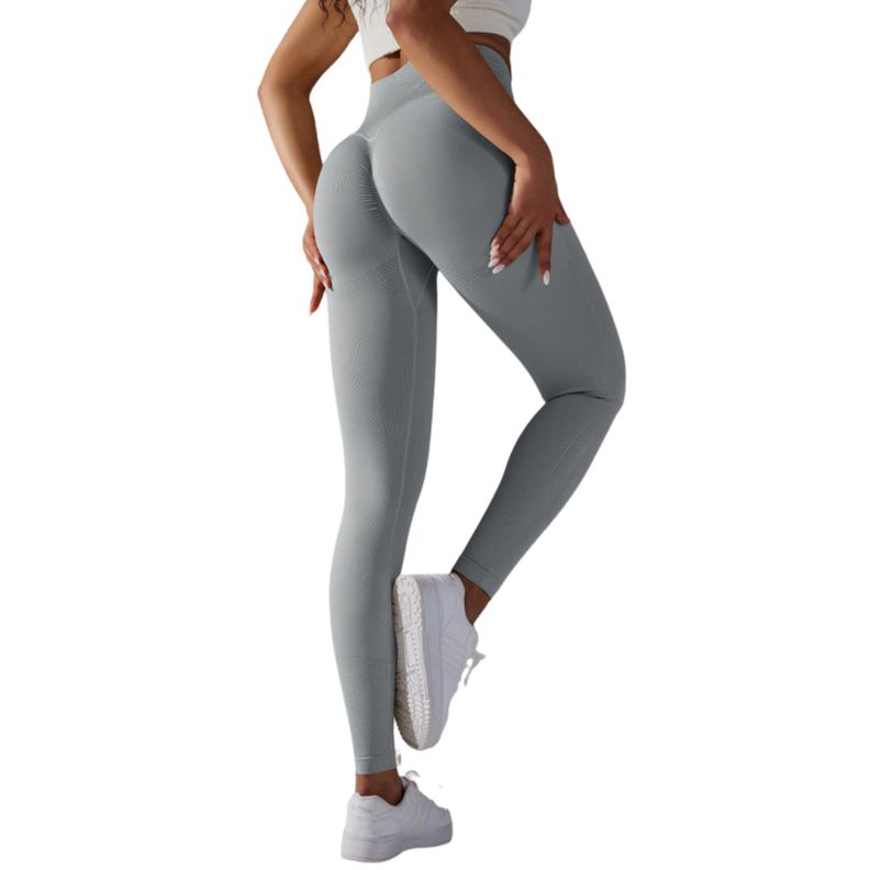 Calzas Leggings Push Up Solido Sukha Gris-0