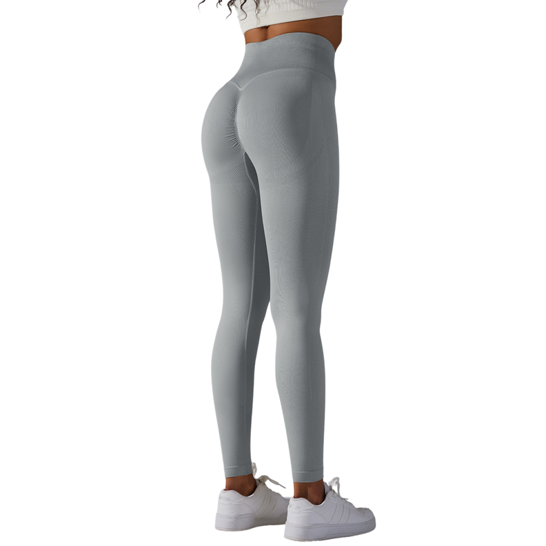 Calzas Leggings Push Up Solido Sukha Gris-1
